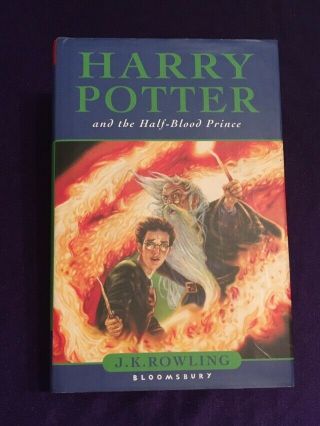 Rare Harry Potter And The Half Blood Prince Signed Jk Rowling Bookplate