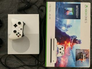 Microsoft Xbox One S 1tb White Console - Rarely Bought In 2019