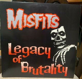 Misfits Legacy Of Brutality.  Very Rare 1st Press.  1 Of Only 10,  000 Vinyl Record.