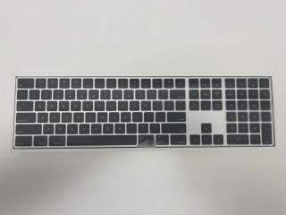 Exclusive  2019 Apple Mac Pro Magic Keyboard Silver With Black Keys  Rare 2020