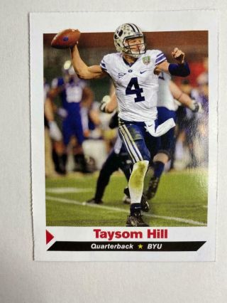 Taysom Hill 2014 Sports Illustrated Si Kids Rookie Card Saints Byu Rare