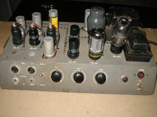 RARE Vintage RCA MI - 12224 - A PA Tube Amplifier 4