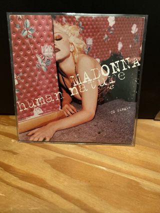 Madonna.  Human Nature.  3 Track Card Sleeve Cd.  Rare Australia