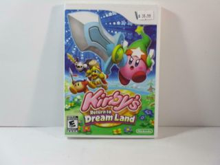 Rare Vintage Hard To Find Wii Kirbys Return To Dreamland Complete