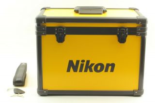 【Rare Near Mint】 NIKON Vintage Yellow Hard Aluminum Camera Case from Japan 389 2