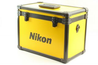 【Rare Near Mint】 NIKON Vintage Yellow Hard Aluminum Camera Case from Japan 389 4