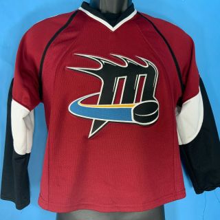 Reebok Ccm Cleveland Lake Erie Monsters Stitched Jersey Youth Size Small Rare