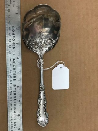Vintage Holmes And Edwards Silverplate Serving Spoon Waldorf Tarnished