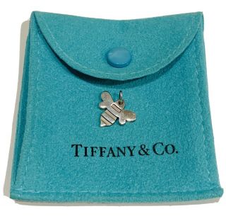 Rare Authentic Tiffany & Co.  Honey Bee Sterling Silver Charm Pendant