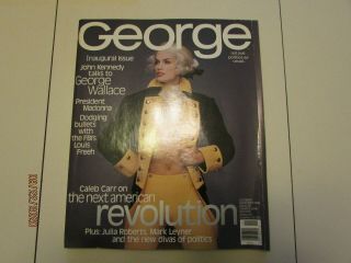 George,  Inaugural Issue 1,  Rare,  Cindy Crawford,  Kennedy,  Madonna,
