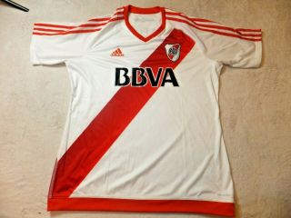River Plate Home Football Shirt 2016/17 Size Xl Xlarge Adult Rare