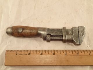 Antique L.  Coes Patented 6 - 1/2 " Adjustable Monkey,  Nut,  Pipe Wrench