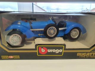 Rare 1/18 Bburago Diamonds Bugatti Type 59 1934