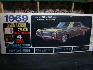 AMT 1969 CHEVROLET IMPALA SS RARE EMPTY BOX FOR DISPLAY OR WITH YOUR CAR 3