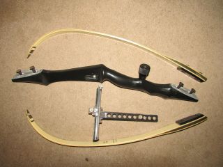 Vintage Rare Lh Amf - Wing Archery Recurve Take Down Target Bow,  68 ",  32,  Beauty