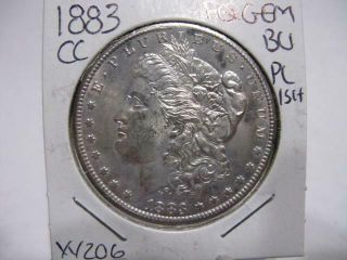 Very Rare 1883 Cc Morgan Dollar Pq Gem Bu W206