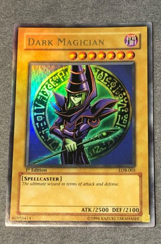 Yugioh Dark Magician |lob - 005 1.  Edition |ultra Rare|asian English| 24