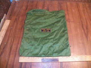 Vintage Green Anti - Tarnish Bag 11 " X11 " From Harris Sartor Jewelry Co.  Lincoln,  Ne