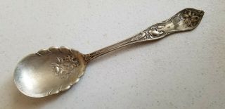 Antique Vintage Collectible Spoon 6 " Silver Plate - K
