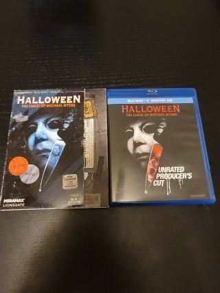 Halloween The Curse Of Michael Myers Blu Ray With Rare Slipcover