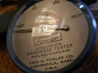 Fowler Precision Metal Hardness Tester With Booklet & Accessories Rare Ebay Item