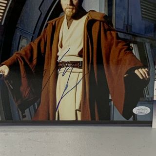 Ewan Mcgregor Signed Autographed 8x10 Photo Obi Wan Kenobi JSA Authentic Rare 2
