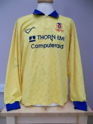 Rare Farnborough Town Fc Match Issue Player Shirt 1990 Ribero 44/46 "