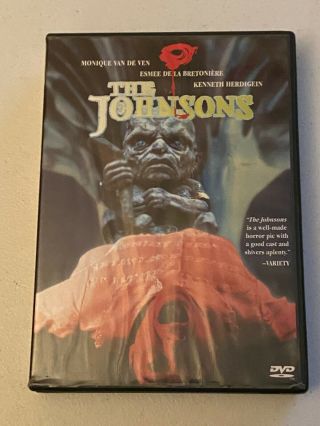 The Johnsons Dvd Rare 1992 Horror Anchor Bay Dutch Slasher Zombie Oop 1999
