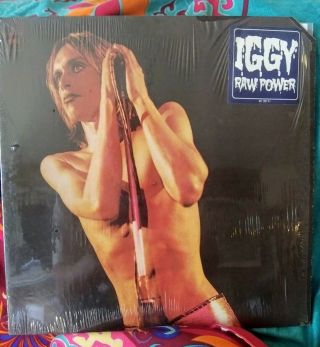 Iggy And The Stooges Raw Power Lp In Shrink Hype Kc 32111 1973 Og Nm Rare