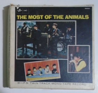 The Most Of The Animals.  Rare 1964 Reel To Reel Twin Track Mono Tape.  Ta - Sx 6035.