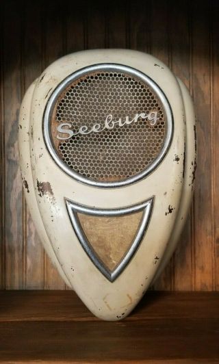Antique Vintage Seeburg Teardrop Jukebox Speaker Rare