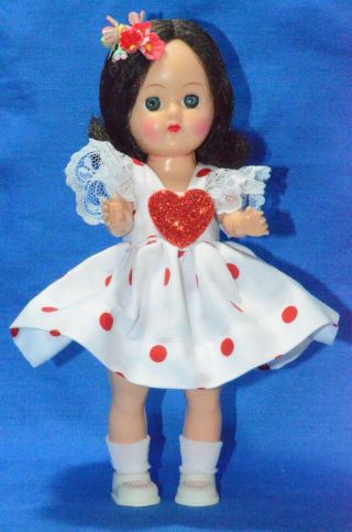 Vintage 8 " Cosmopolitan Ginger Doll Slw Ml " Valentine " (ginny Competitor)