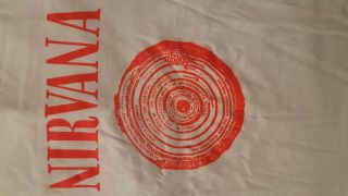 Rare orange Nirvana bleach t shirt inferno sub pop xl grunge 3
