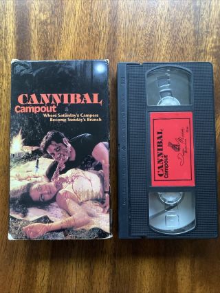 Cannibal Campout Cult Horror Vhs Sov Donna Michele Productions 1988 Rare