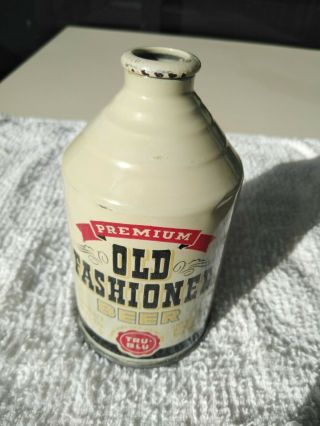 Rare Tru Blu Premium Old Fashioned Beer Crowntainer 1940s 12oz Beer Can