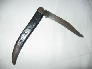 Rare Antique REMINGTON Folding Pocket Knife Texas Toothpick 3