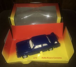 Corgi 279 Rolls Royce Corniche Rare Blue Colour.  Boxed
