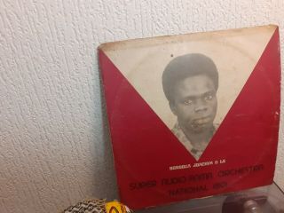 Rare Afro Lp Bongoua Joachim & Le Audio - Rama Orchestra National (80) ‎
