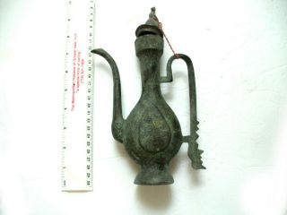 Very Old Pitcher Ewer Tea Water Kettle Rare Antique Islamic Bronze/brass?