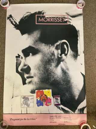 Morrissey Pregnant For The Last Time Promo Pack - 7” Uk Promo & Rare Poster
