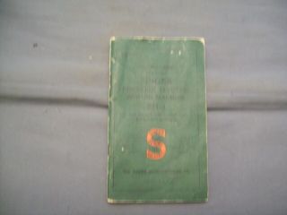 Antique Singer Sewing Machine Model 221 - 1 Instruction Booklet