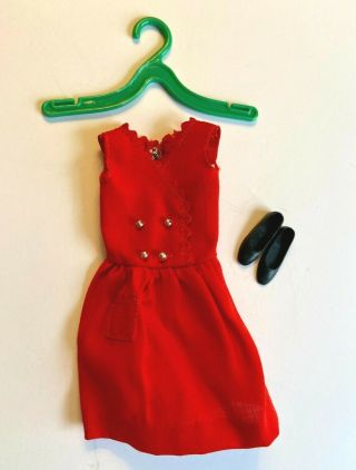 Vintage Skipper Red Sensation 1901 Dress