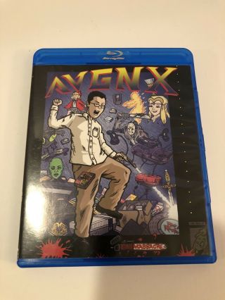 Angry Video Game Nerd X 2 Blu - Rays 2016 Avgnx Rare Oop Screenwave Htf