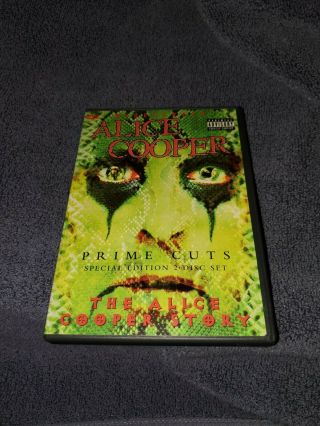 The Alice Cooper Story (dvd,  2001,  2 - Disc Set,  Prime Cuts Special Edition) Rare