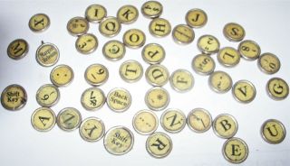 - Estate Find 2 Bags Antique Vintage Typewriter Keys Word Jewelry & Replacement