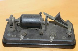Antique Vintage Telegraph Signal Key Keyer Morse Code Relay
