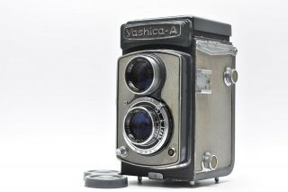 [rare Near Mint] Yashica A Grey 120 6x6 Tlr Twin Lens Reflex Film Camera Japan