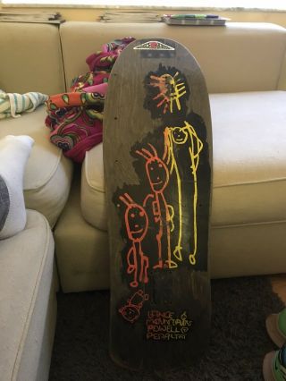 Rare Powell Peralta Lance Mountain Family Skateboard Deck