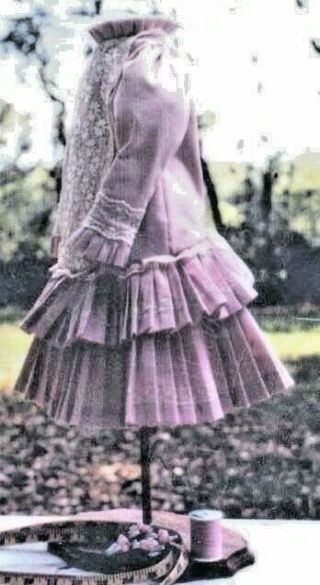 20 - 22 " Antique French Bru/jumeau Doll Skirt/over - Blouse/hat Undies Pattern German