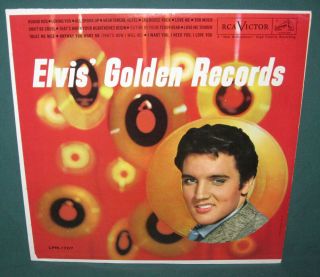 Elvis Presley Lpm - 1707 Golden Records Lp H Rare Label Monaural Nm